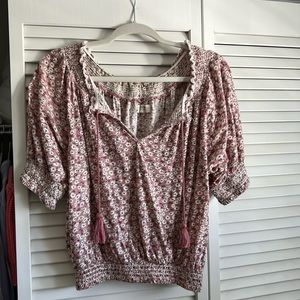 Lucky brand peasant top